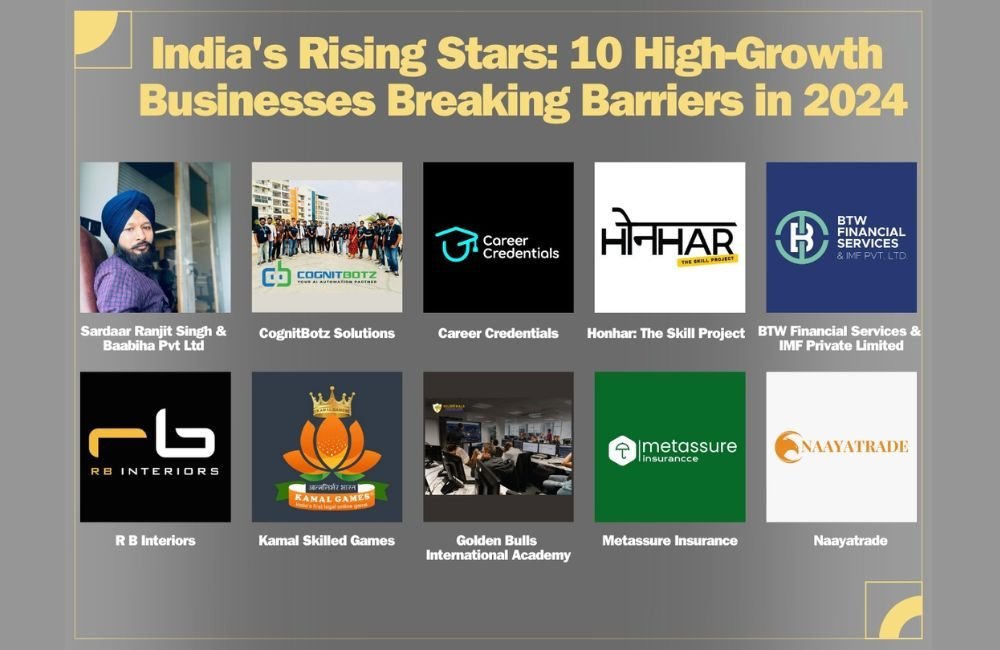 India's Rising Stars: 10 High-Growth Businesses Breaking Barriers in 2024 - PNN Digital
