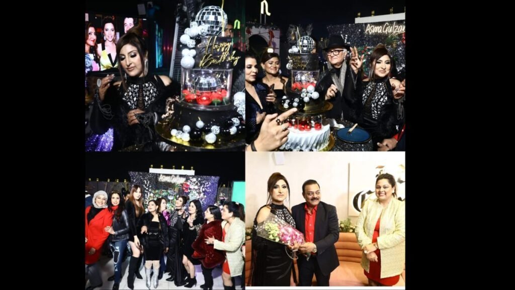 Celebrity fashion designer Asma Gulzar was the talk of the town as a special birthday bash unfolded at Sakoon Cafe by Aqra in Lajpat Nagar, Delhi - PNN Digital