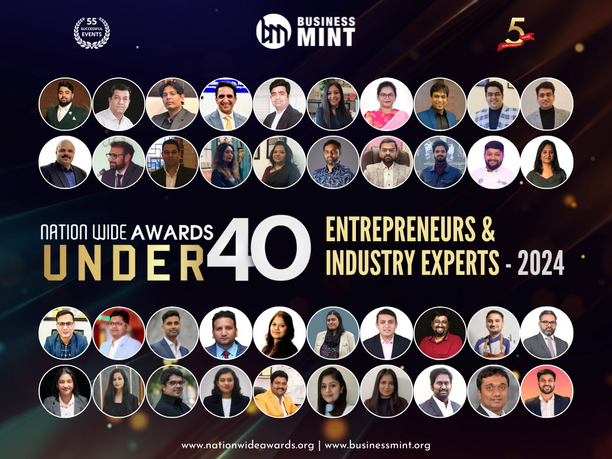 Business Mint proudly reveals the triumphant victors of the fourth iteration of the Nationwide Awards Under 40 Entrepreneurs & Industry Experts - 2024 - PNN Digital