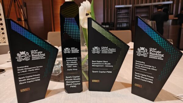 Spark Capital PWM Wins Three Global Private Banking Innovation Awards 2026; Arpita Vinay Named Asia’s Outstanding Wealth Management CEO