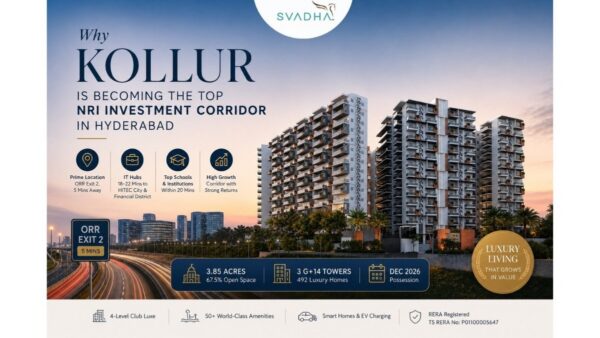 Why Kollur Is Becoming the Top NRI Investment Corridor in Hyderabad