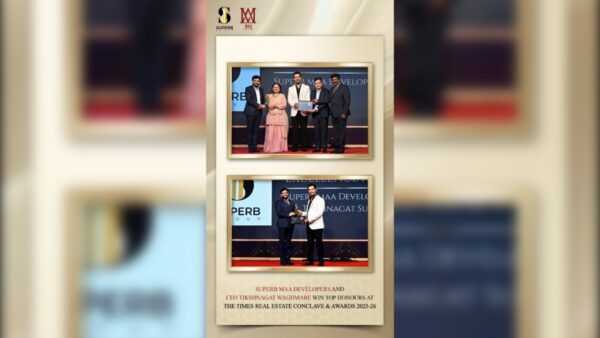 Superb Maa Developers and CEO Tikshnagat Waghmare Win Top Honours at The Times Real Estate Conclave & Awards 2025-26