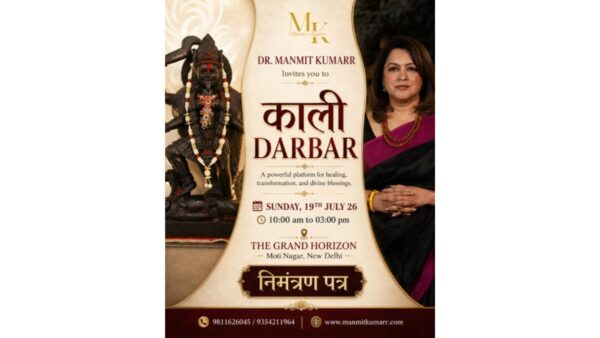 India’s First Lady Tantra Guru, Dr. Manmit Kumarr, Awakens Shakti Consciousness at Historic Kali Darbar 2026