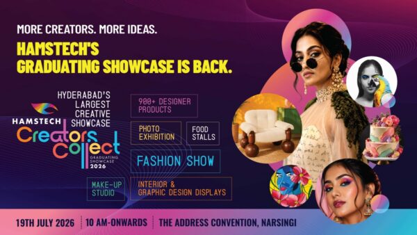 Hamstech to Host Hyderabad’s Largest Creative Showcase Featuring 900+ Graduating Creators