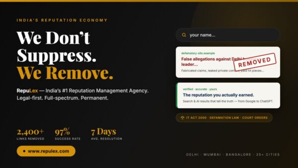 Best ORM Agency in India: Why Politicians, Business Leaders and Public Figures Are Choosing Legal-First Reputation Management