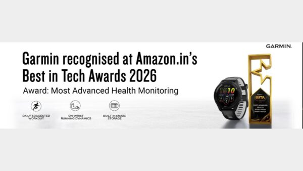 Garmin Receives ‘Most Advanced Health Monitoring Smartwatch’ Award At Amazon.in’s ‘Best in Tech Awards 2026’